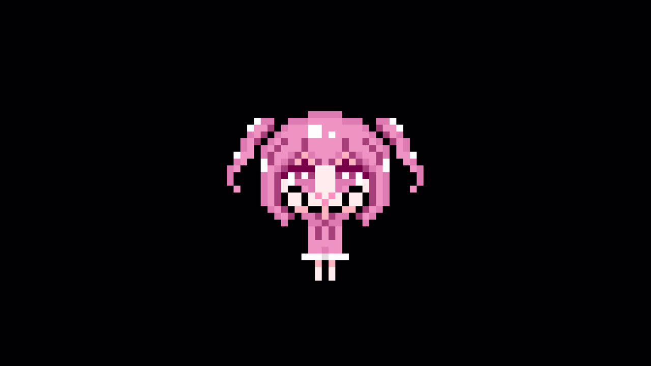 Pixel girl 03 Raise both hands Looping animation. 1080p (1).mov