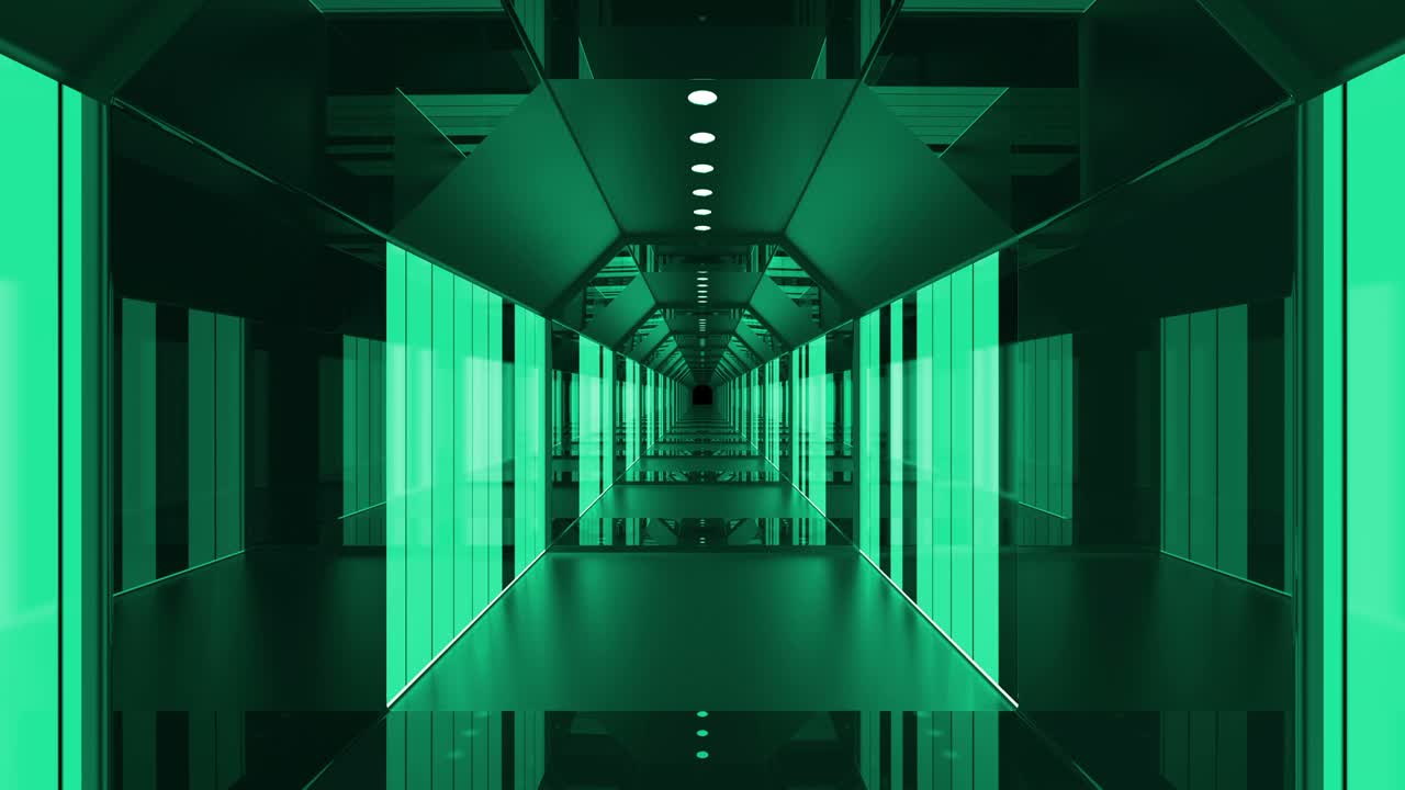 el túnel de fondo de la fiesta del bucle turquesa