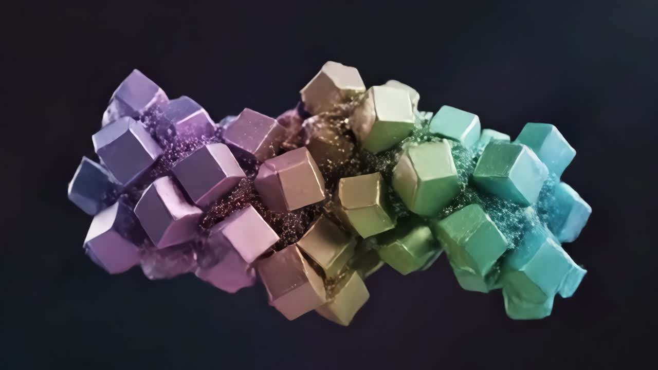 Colorful Crystal Formations