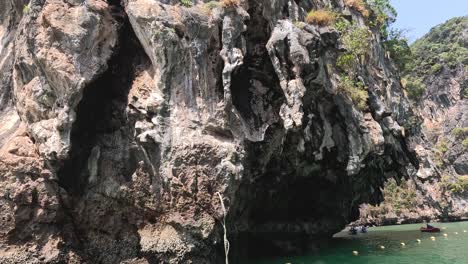 kayakers exploring a tranquil turquoise lagoon