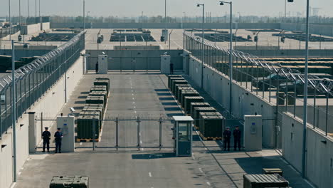 high security military compound