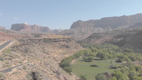 Disparo-De-Drones-Sobre-El-Parque-Nacional-Zion