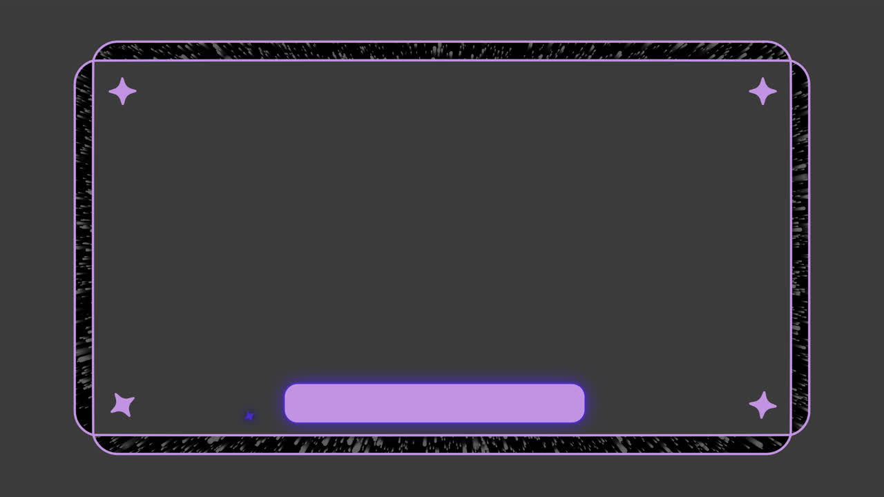 Purple Neon Stream Overlay