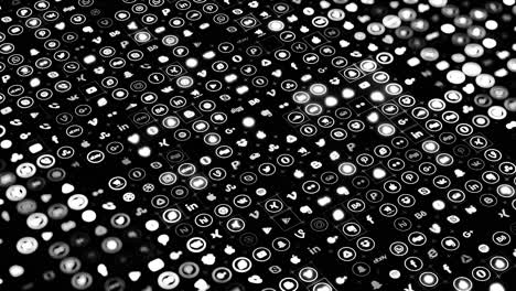 social media icons pattern
