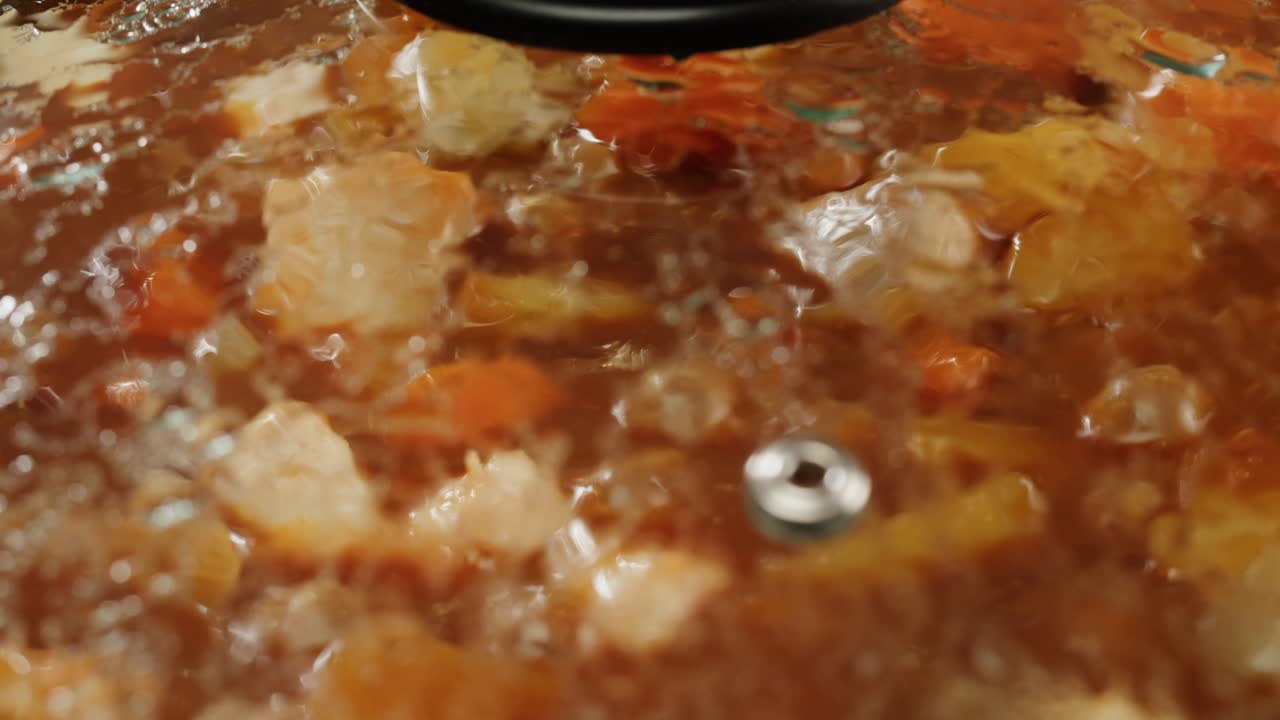 Japanese curry rice with fry pork Tonkatsu, Katsu Kare, Japanese breaded cooking dinner in restaurant, close up macro of asian food