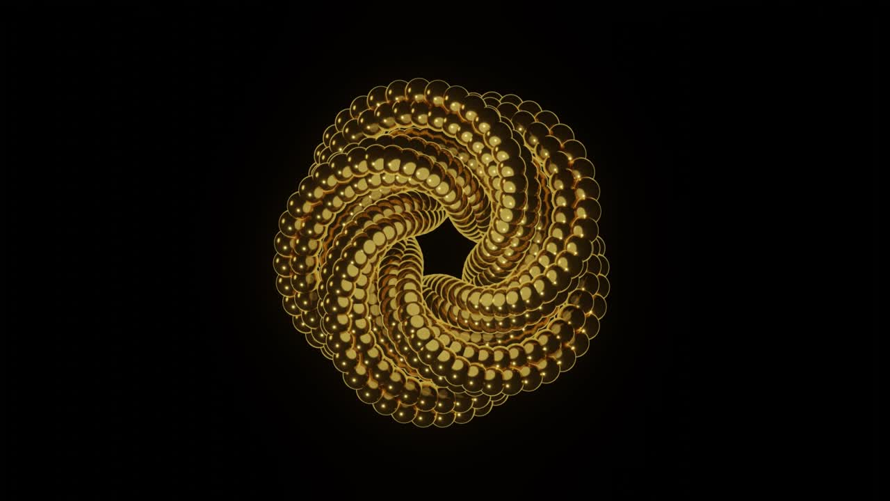 3d 추상 요소 애니메이션