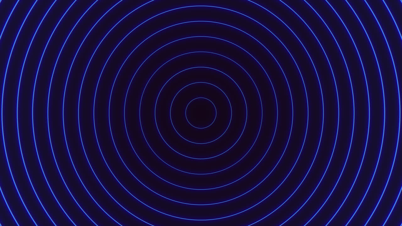 Mesmerizing spiral of blue lines converging to center in circular pattern