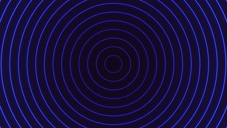 mesmerizing spiral of blue lines converging to center in circular pattern