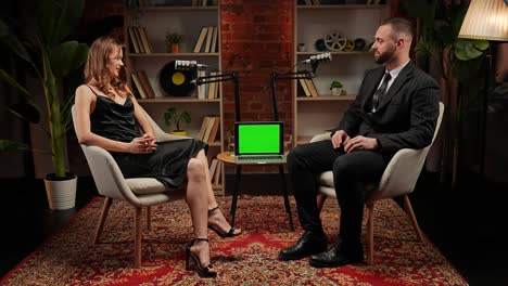 podcast interview studio