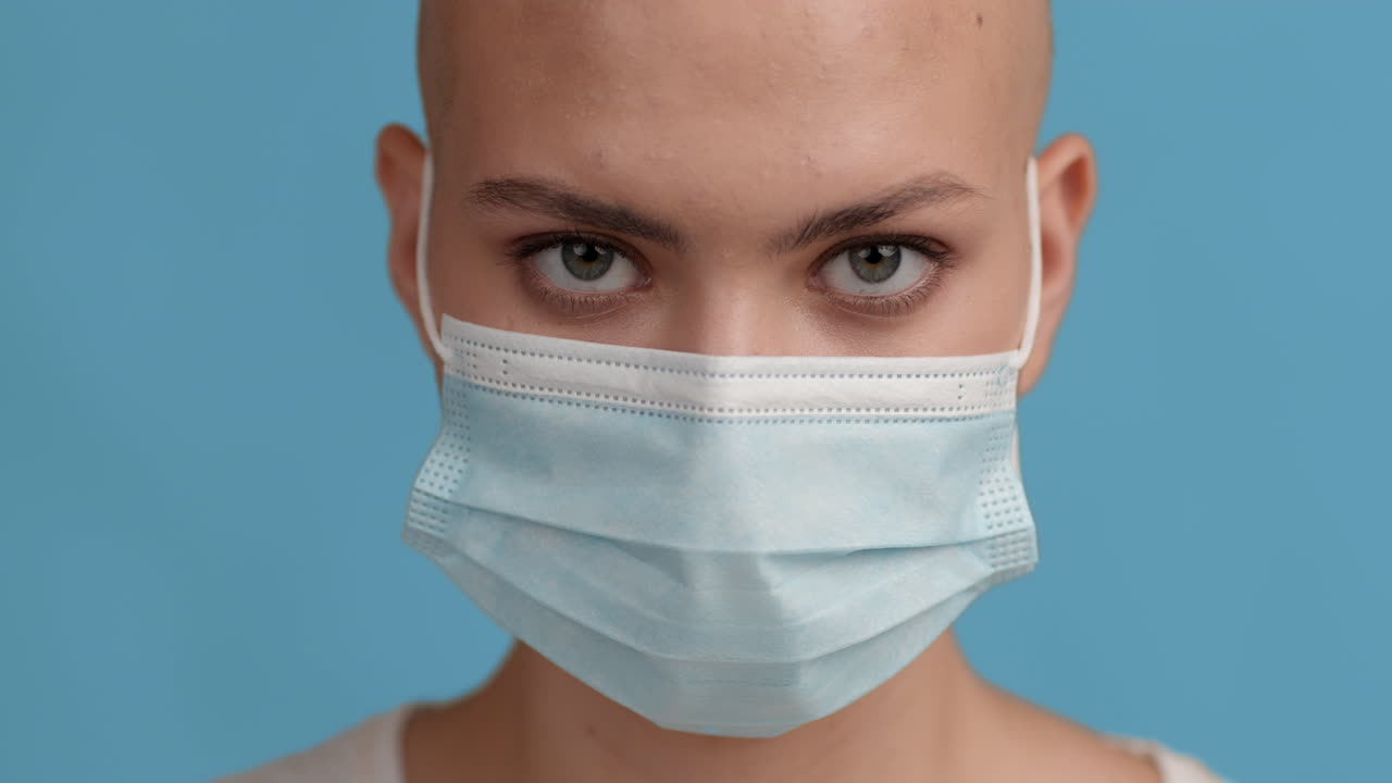 Smiling Bald Woman Portrait