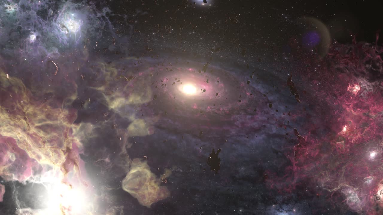 우주 성운과 항성 간 잔해