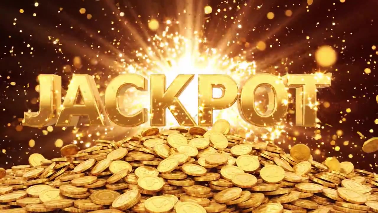 眩いばかりのコインと光の爆発が究極のジャックポットの瞬間を象徴し、スリリングなギャンブルゲームでの大勝利の歓喜と興奮を祝います。