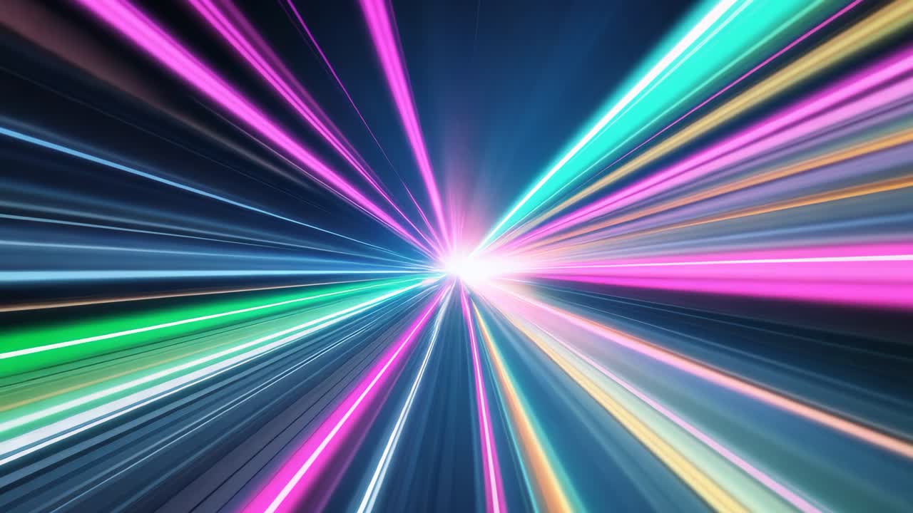 Abstract Light Speed Motion Tunnel