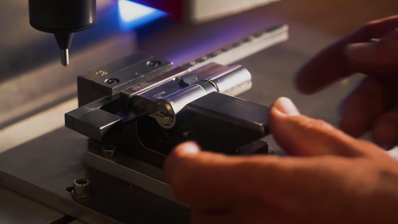 замок, выгравируемый машиной p2