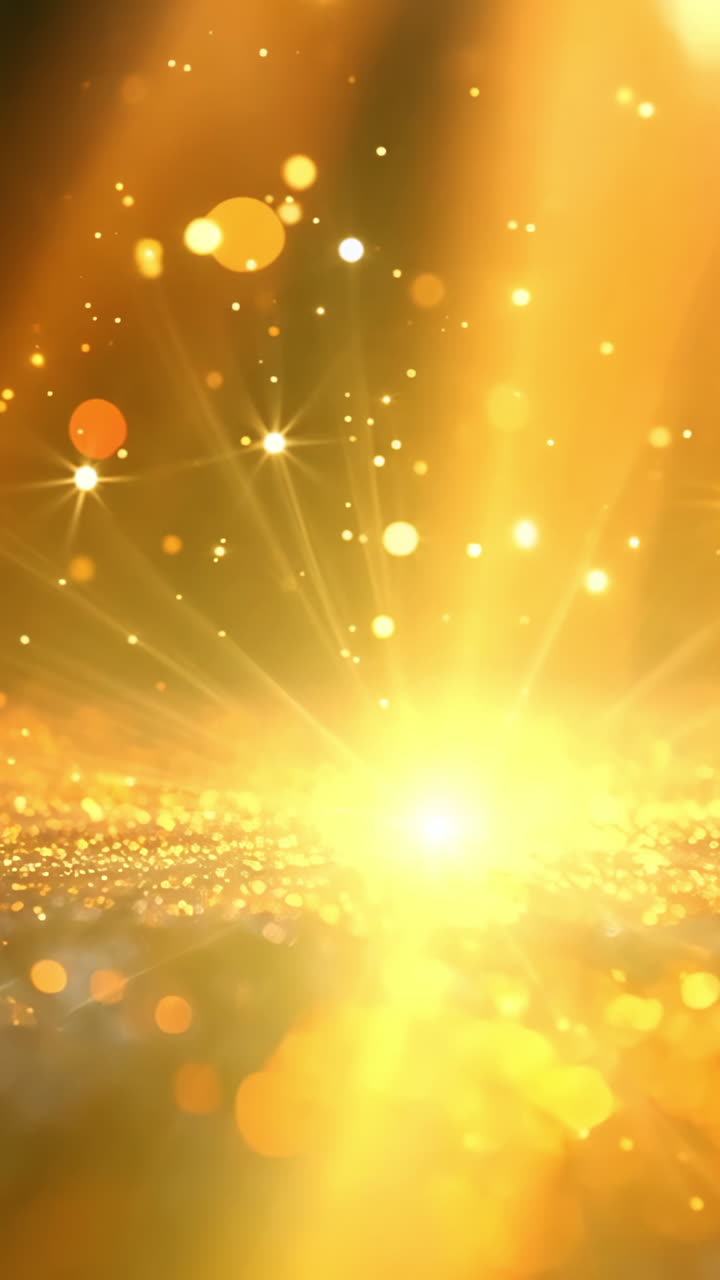 A bright yellow background with a lot of sparkles. The sparkles are scattered all over the background, creating a sense of movement and energy
