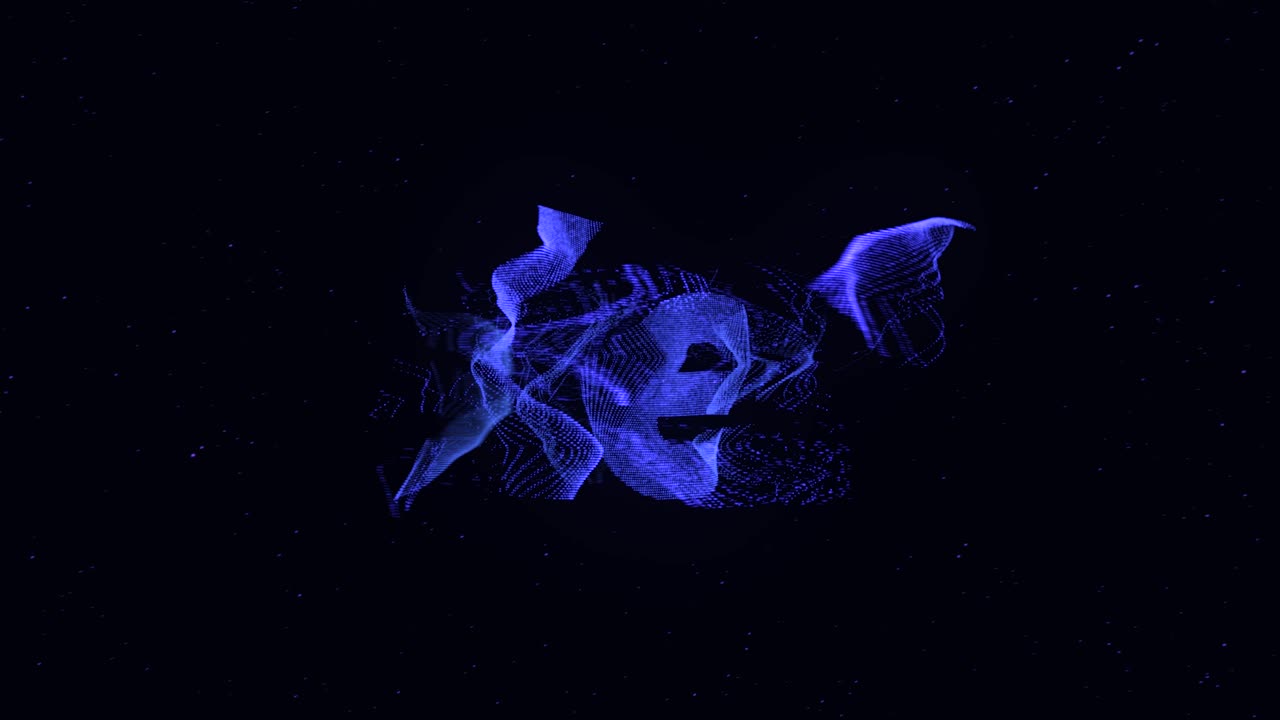 Arte Digitale Astratta Luminosa