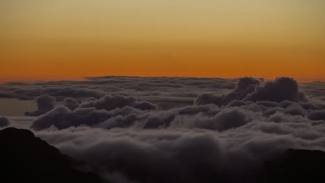 4k timelapse of clouds rolling over hawaii