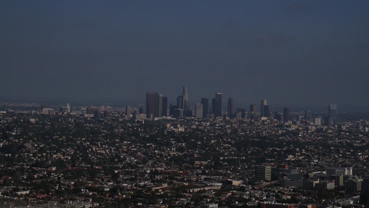 Skyline del centro di Los Angeles, California