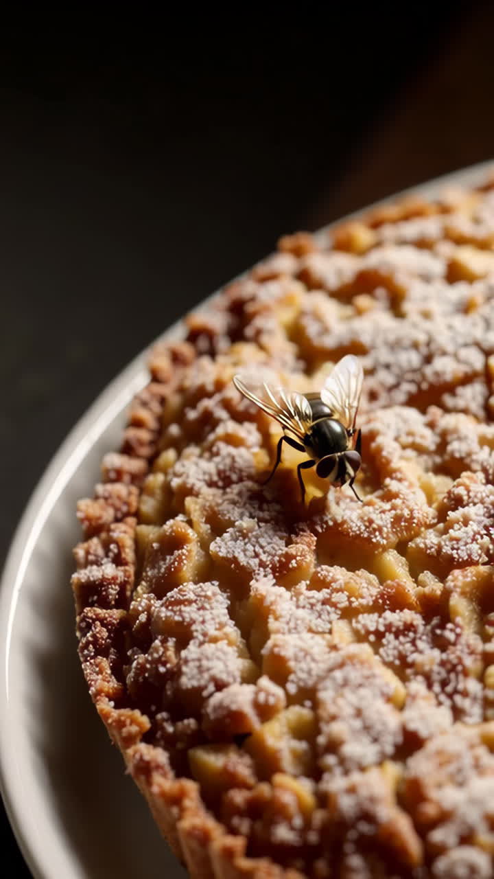Crumb-topped Tart with Fly