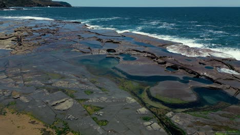 Figure-Eight-Pools-Im-Sydney-Royal-National-Park-In-Der-Nähe-Von-Burning-Palms-Beach,-Australien