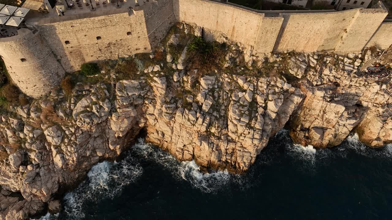 크로아티아 두브로브니크의 조감도