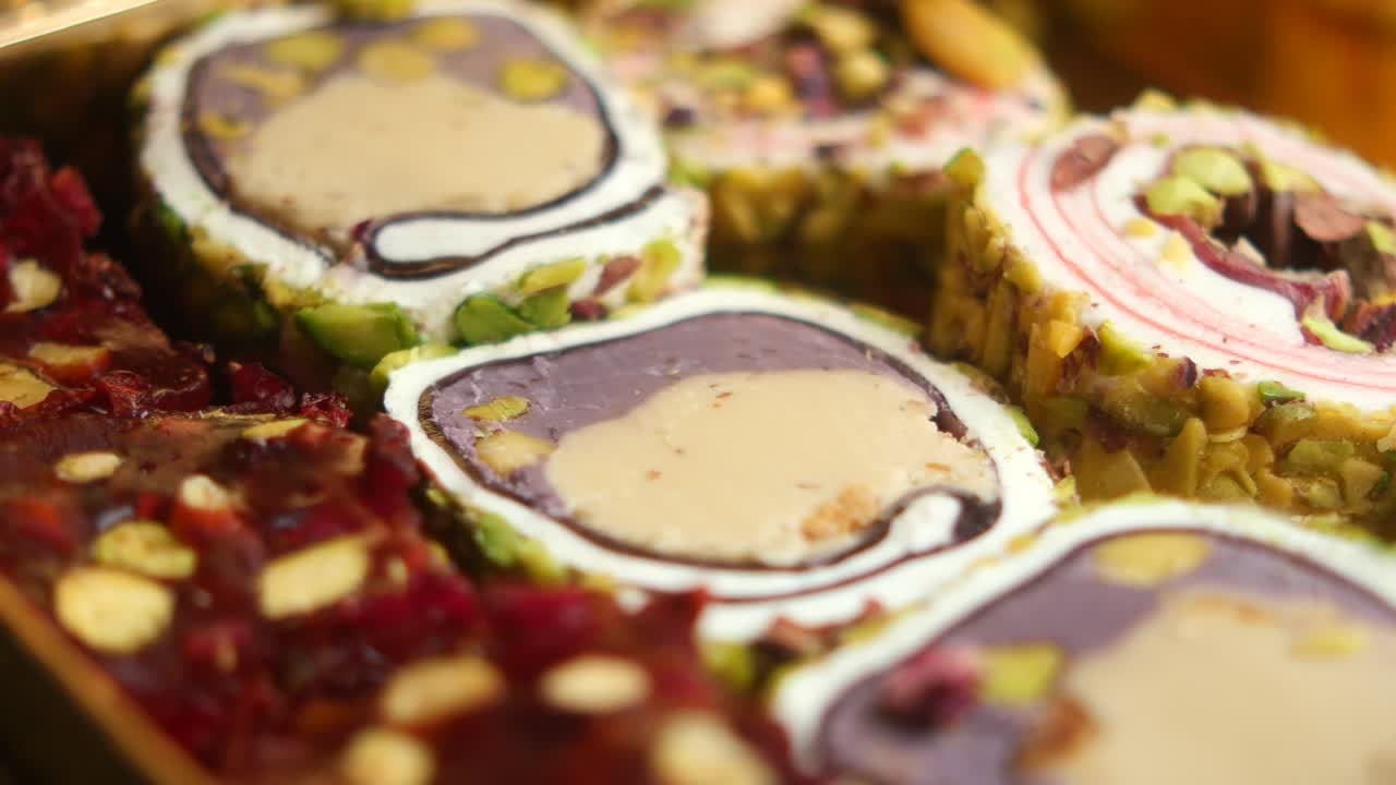 variedad de delicias turcas