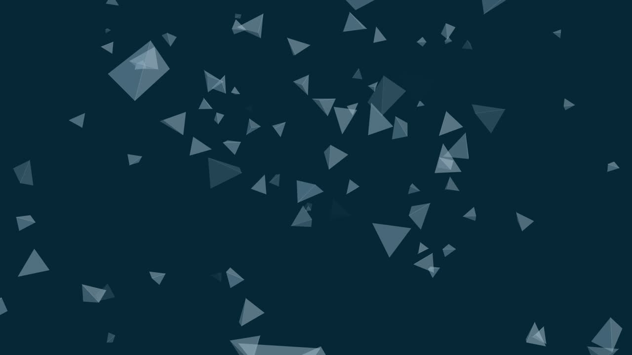 파란색 배경에 움직이는 모양의 애니메이션