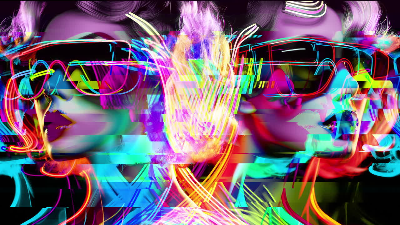 women with vr headsets generative A.I