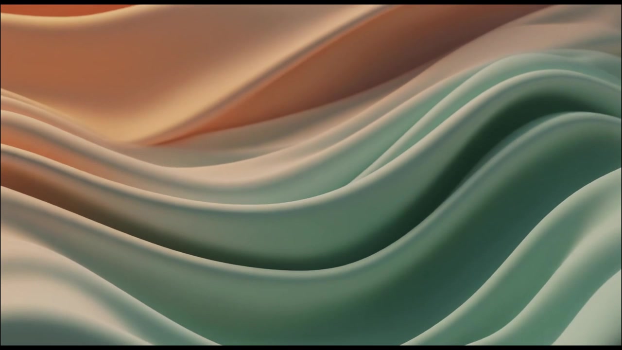 Abstract Flowing Fabric with Soft Gradient Colors