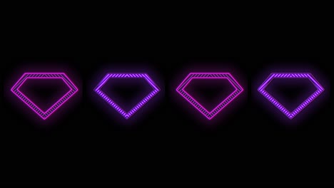 Retro-diamond-pattern-with-purple-neon-effect