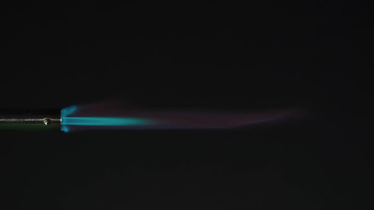 Gasbrennerflamme