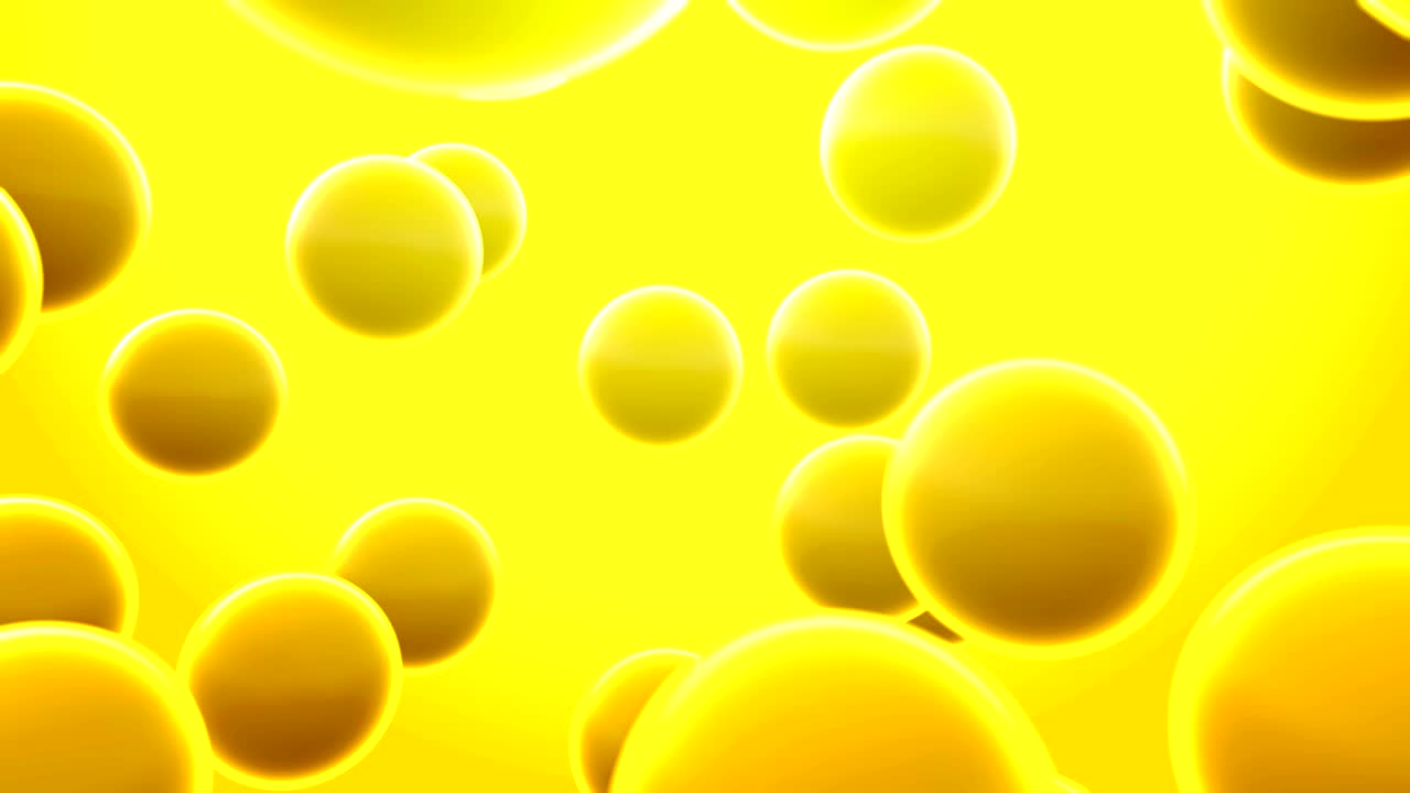 추상적인 3d 다채로운 날아다니는 구 또는 공.