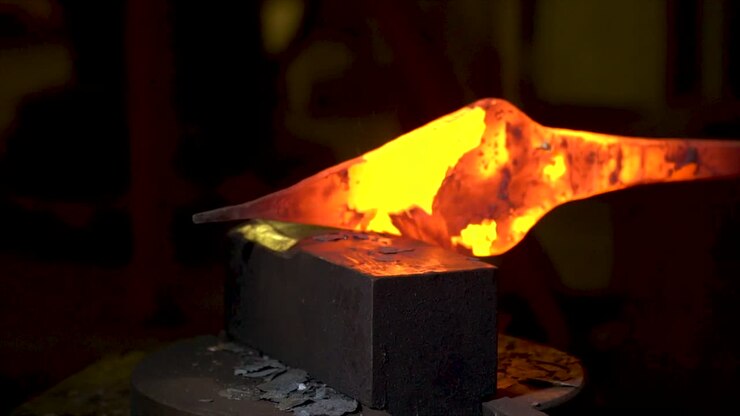 Blacksmith Metal Forging In 120fps Slow Motion