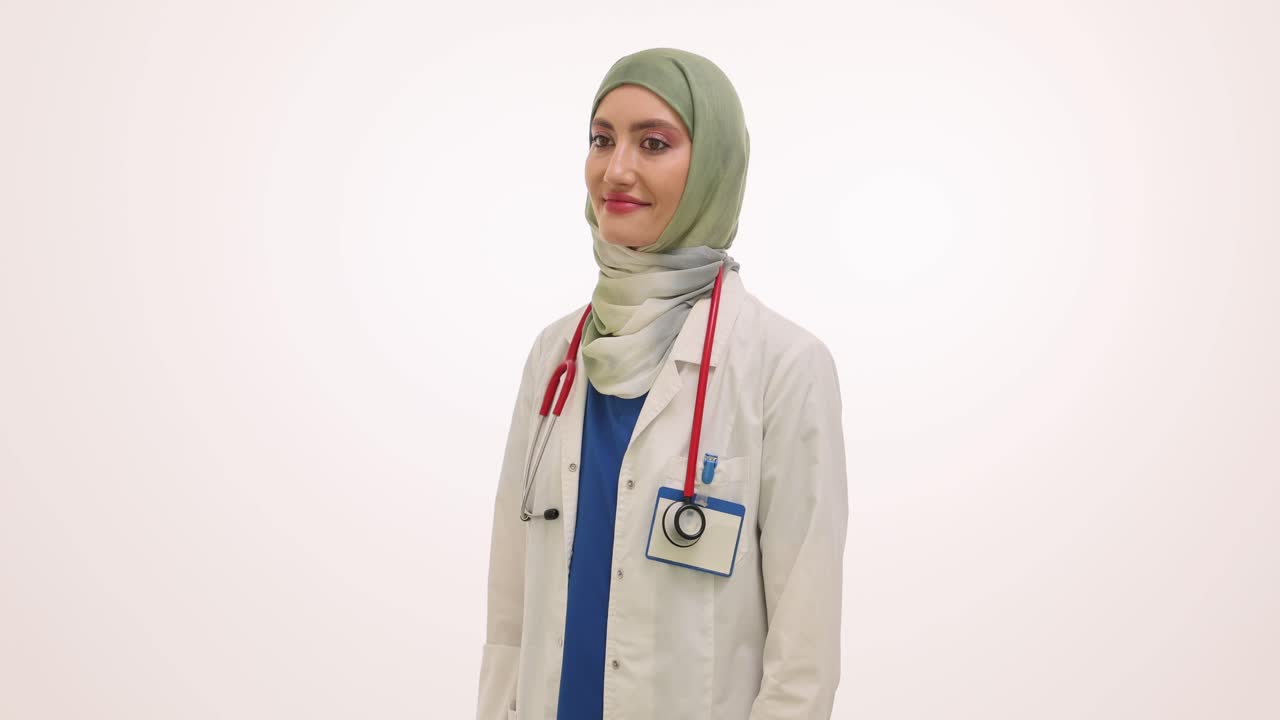 Female Muslim Doctor in Hijab