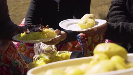 por la mañana en huancayo, perú, en el festival tayta shanti