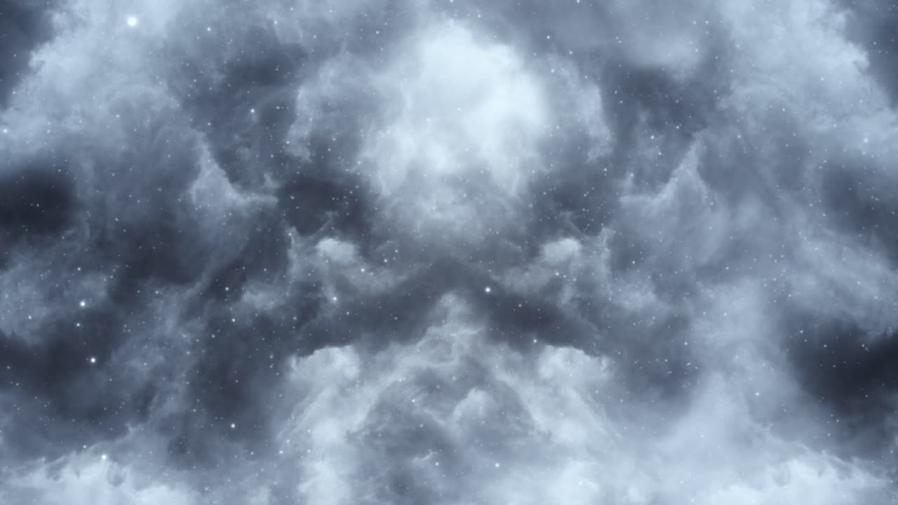 그 안에 떠있는 구름과 빗방울