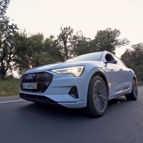 presentation of new electric car