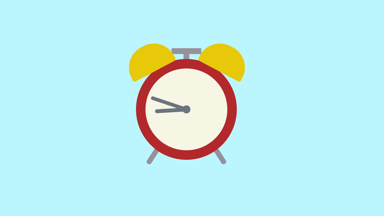 간단하고 귀여운 시계 애니메이션