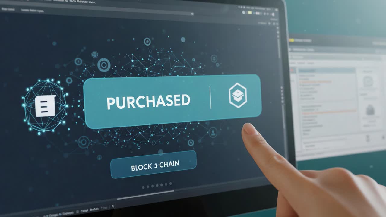 A Digital Transaction Completed: Exploring the Interface Signifying a Successful Purchase on a Blockchain Platform Using Advanced Technology