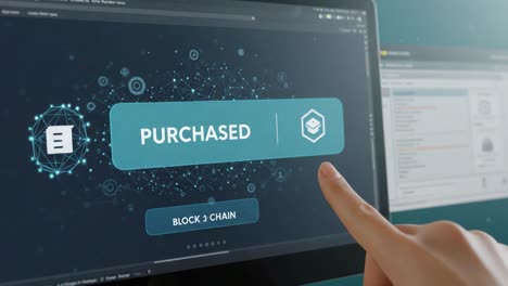 A Digital Transaction Completed: Exploring the Interface Signifying a Successful Purchase on a Blockchain Platform Using Advanced Technology