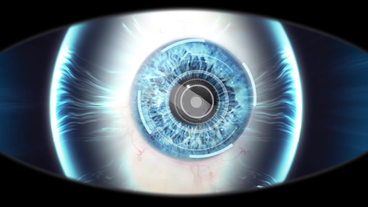 Futuristic eye Loop