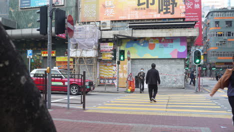 safety first: a crosswalk in japan's meticulous traffic management system