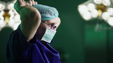surgeon in operating room