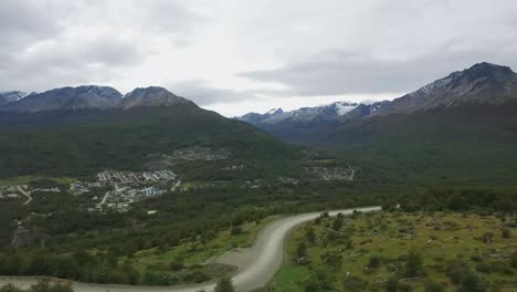 ushuaia aerial view