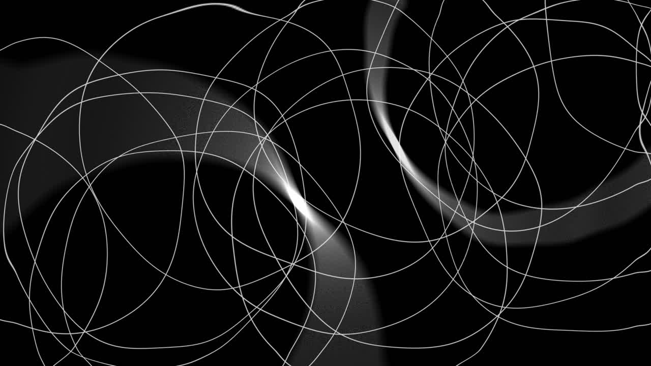 Abstract Black and White Lines