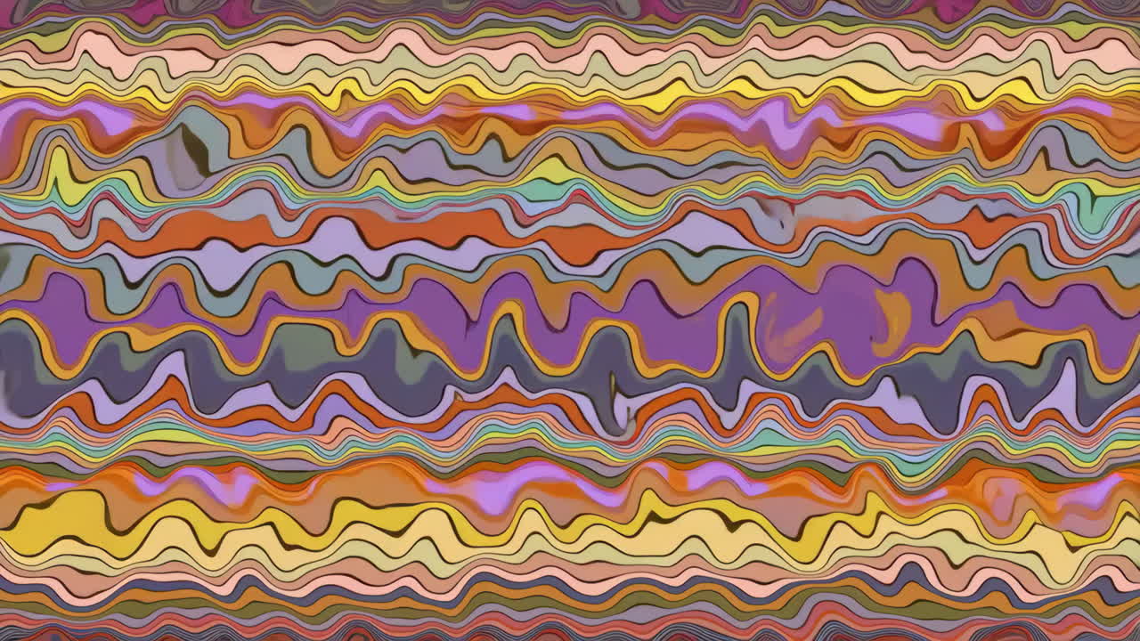 Abstract Wavy Colorful Pattern Background