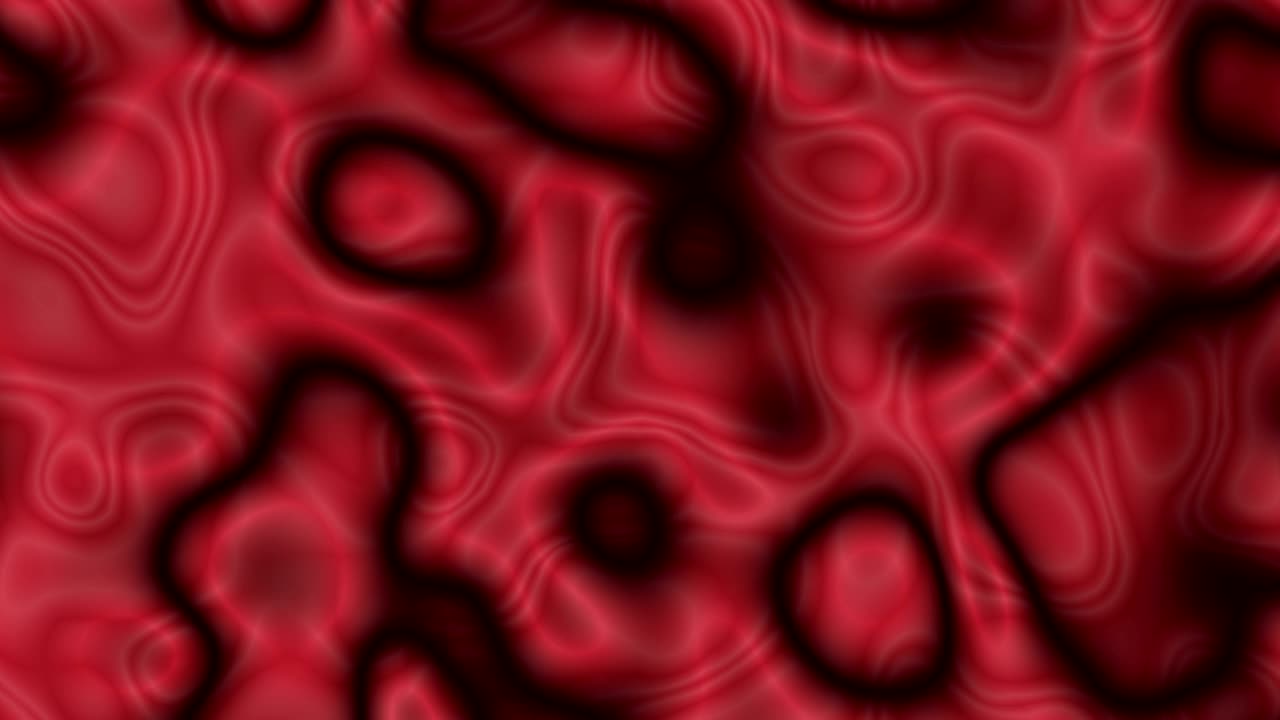 el virus rojo del bucle de fondo curvo