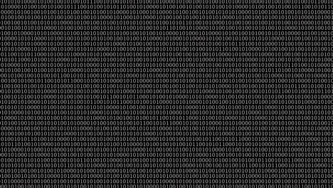binary randomly generated numbers graphic