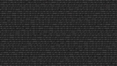 binary randomly generated numbers graphic