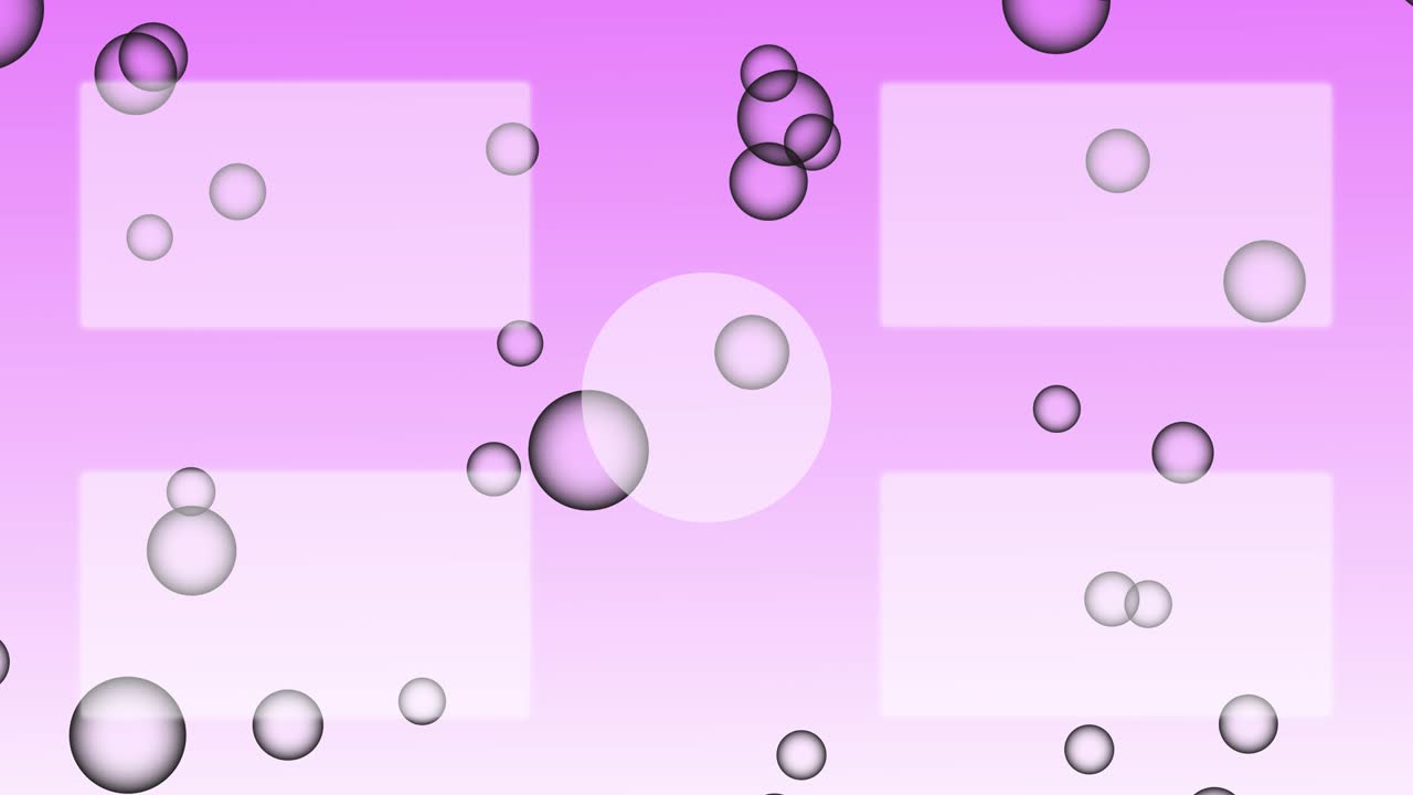 Bubble fancy end card ending screen motion graphics